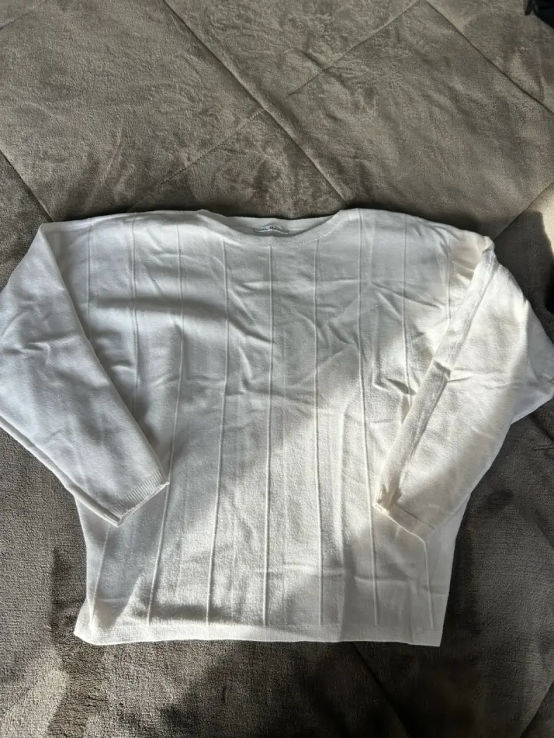Suéter blanco de lana