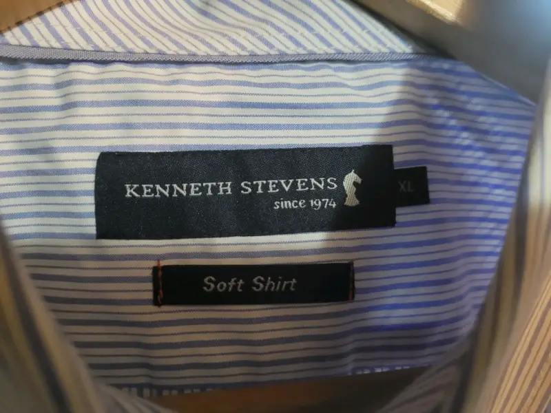 Camisa rayada Kenneth Stevens XL - 3