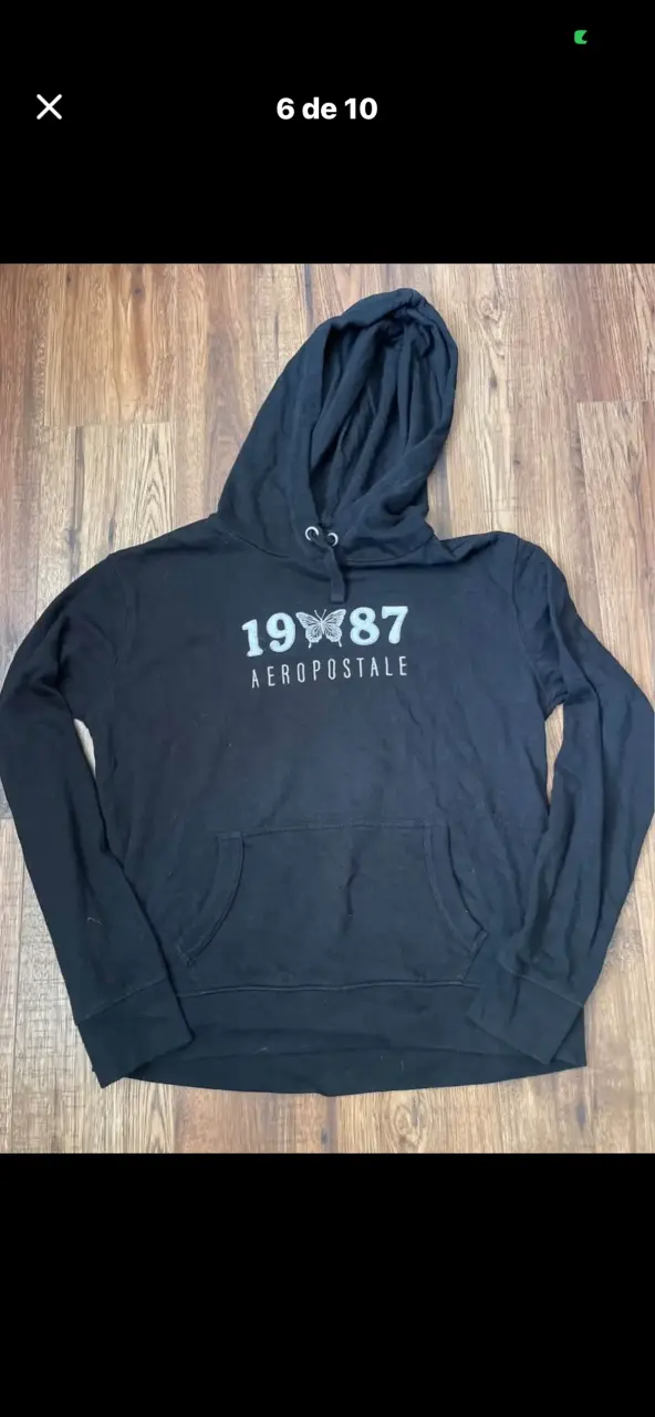 Polerón Aeropostale negro