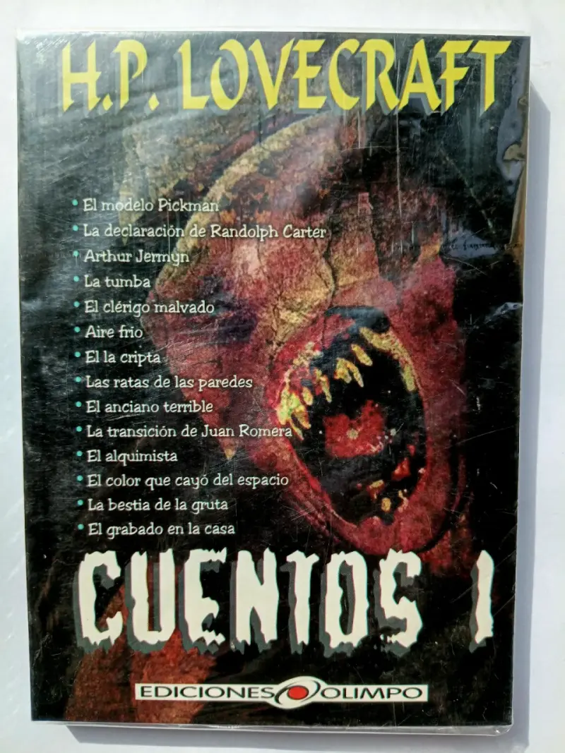 Libro Cuentos I de H.P. Lovecraft