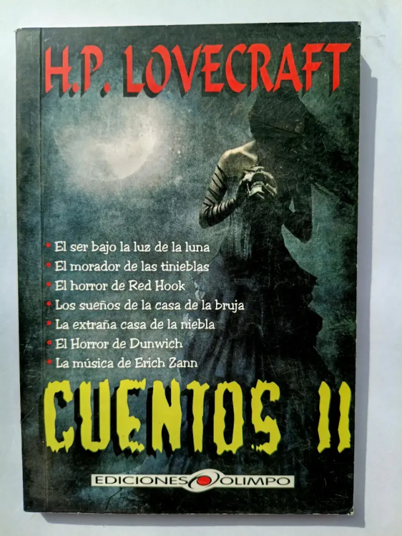 Libro Cuentos II H.P. Lovecraft