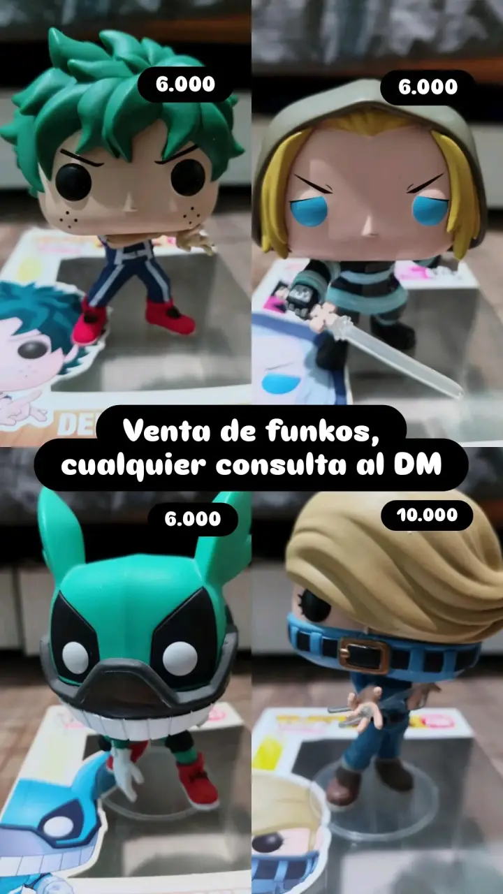 Funko Pop anime colección