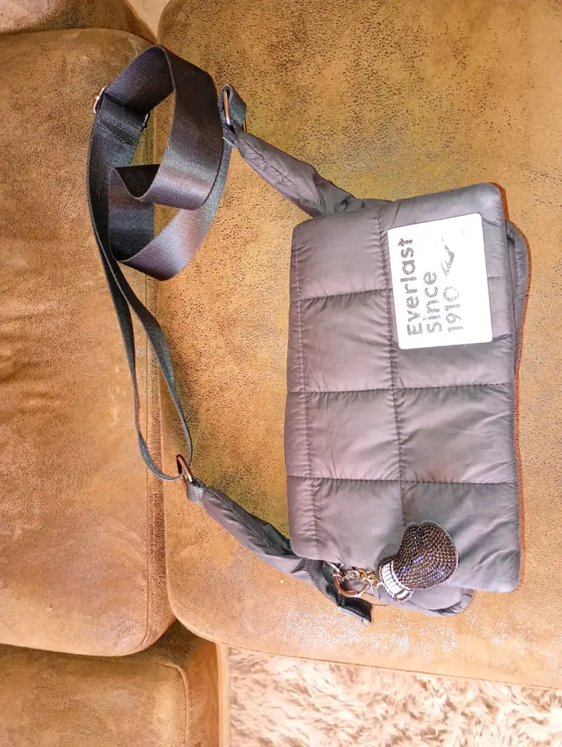 Bandolera Everlast gris acolchada