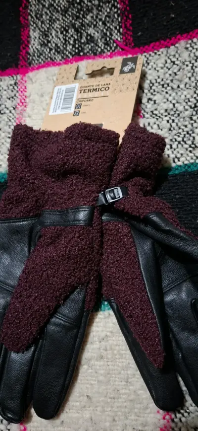 Guantes Haka Honu térmicos burdeos - miniatura 2