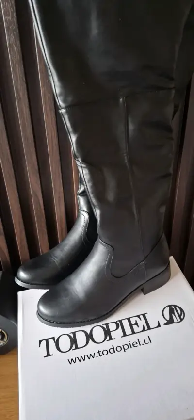 Botas negras Altas Todopiel - miniatura 1