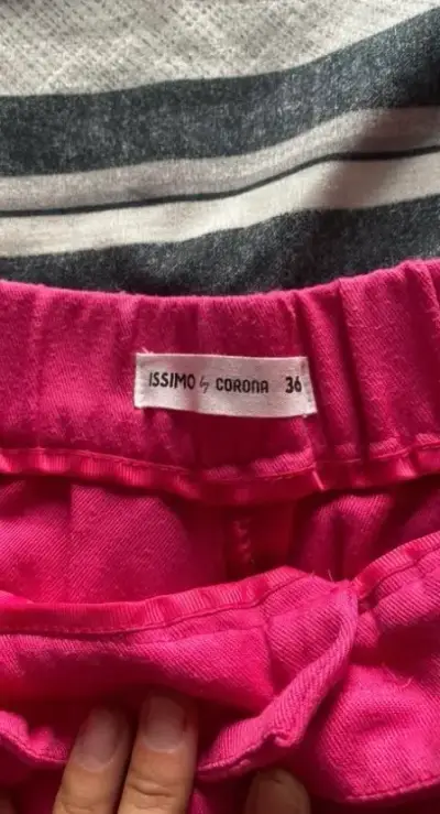 Pantalones anchos fucsia - miniatura 2