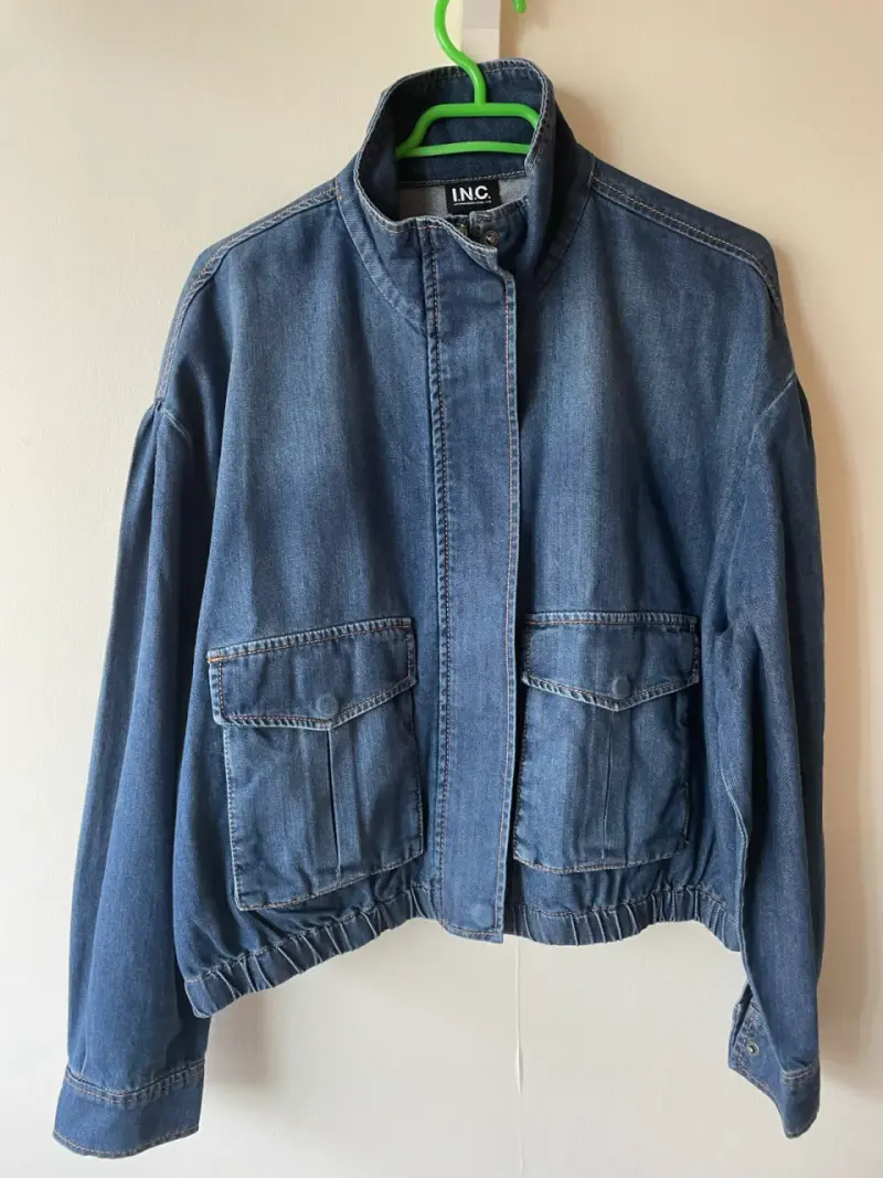 Chaqueta de mezclilla azul M - 1