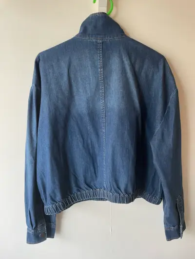 Chaqueta de mezclilla azul M - miniatura 2