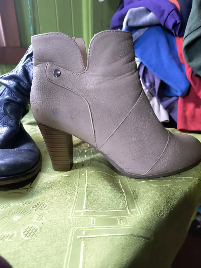 Botines de gamuza morados - 2