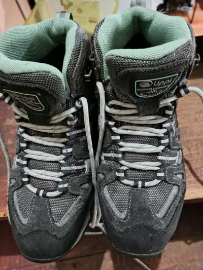 Botines de cuero sintético cafés brillante - miniatura 2