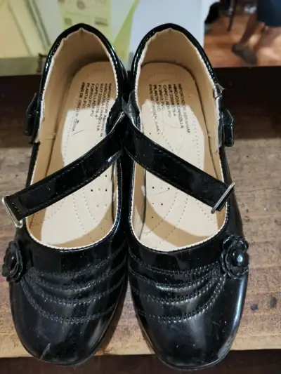 Botines de cuero sintético cafés brillante - miniatura 3