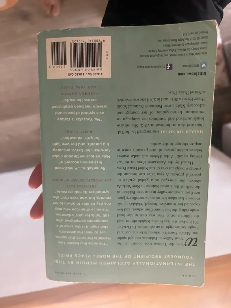 Libro 'I Am Malala' - 2