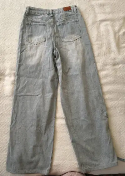 Jeans mujer con lazos laterales - miniatura 4