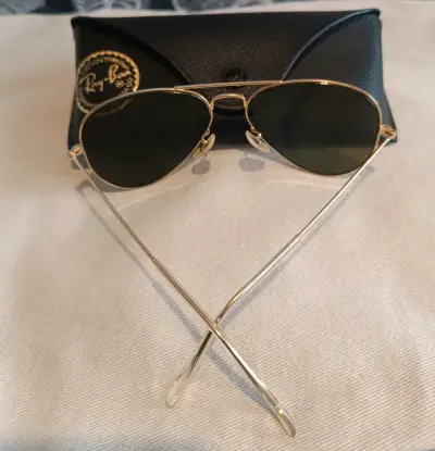 Lentes de sol Ray-Ban aviador azules - miniatura 3
