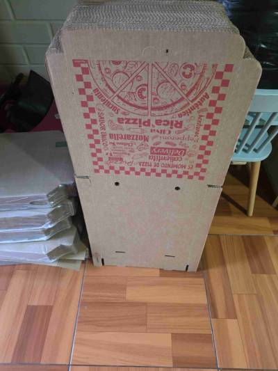 Cajas de pizza cartón reciclable - miniatura 1