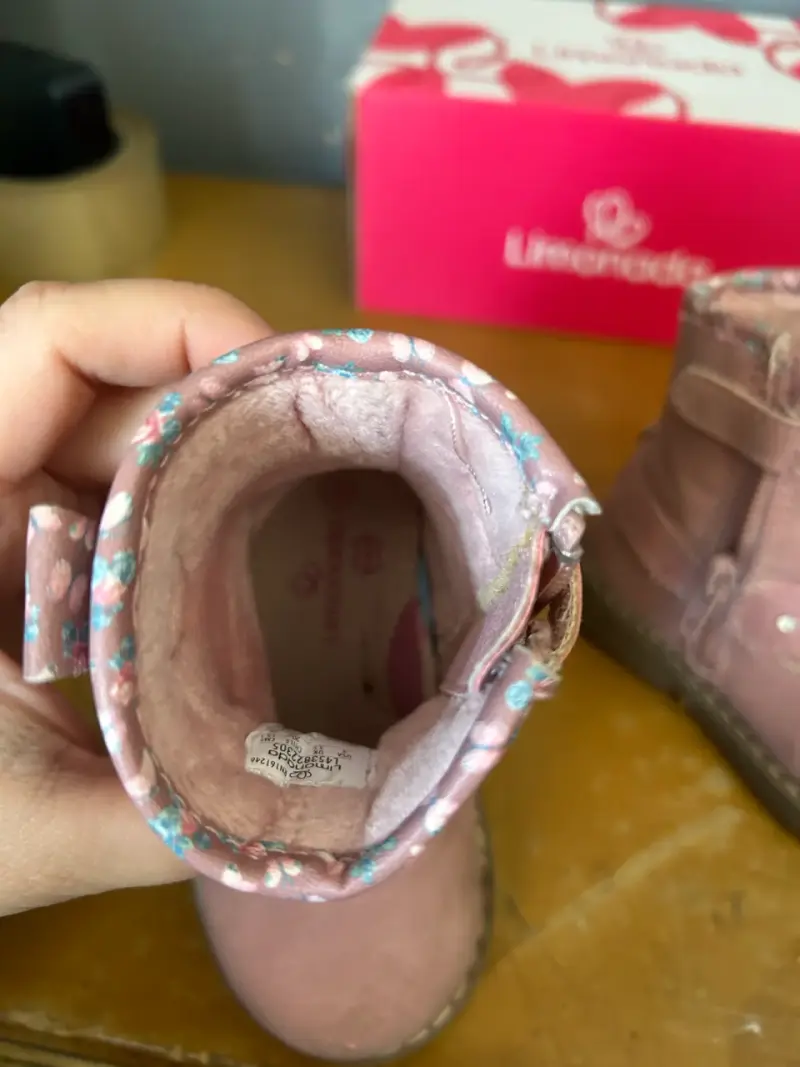 Botines rosados para niña - 3