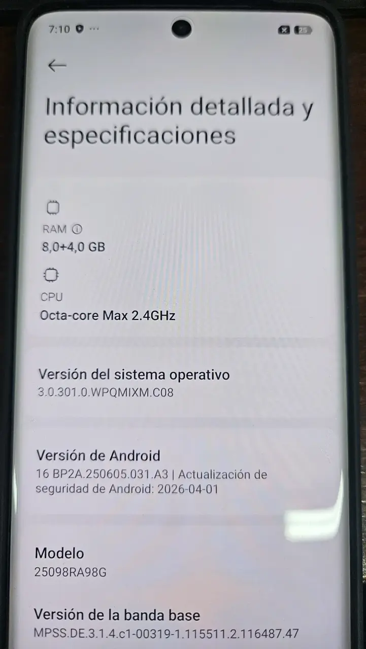 Teléfono Xiaomi Redmi note 15 - 6