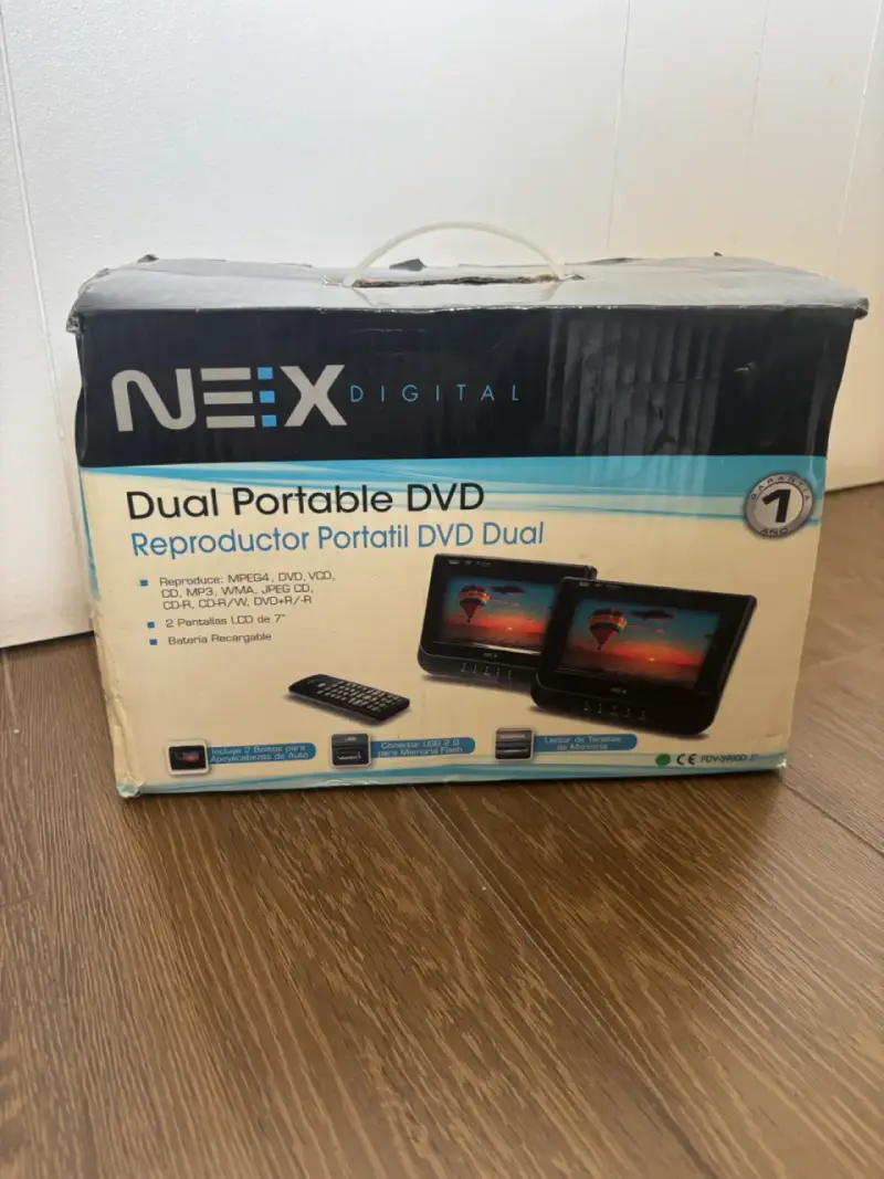Reproductor DVD portátil dual Nex - 1