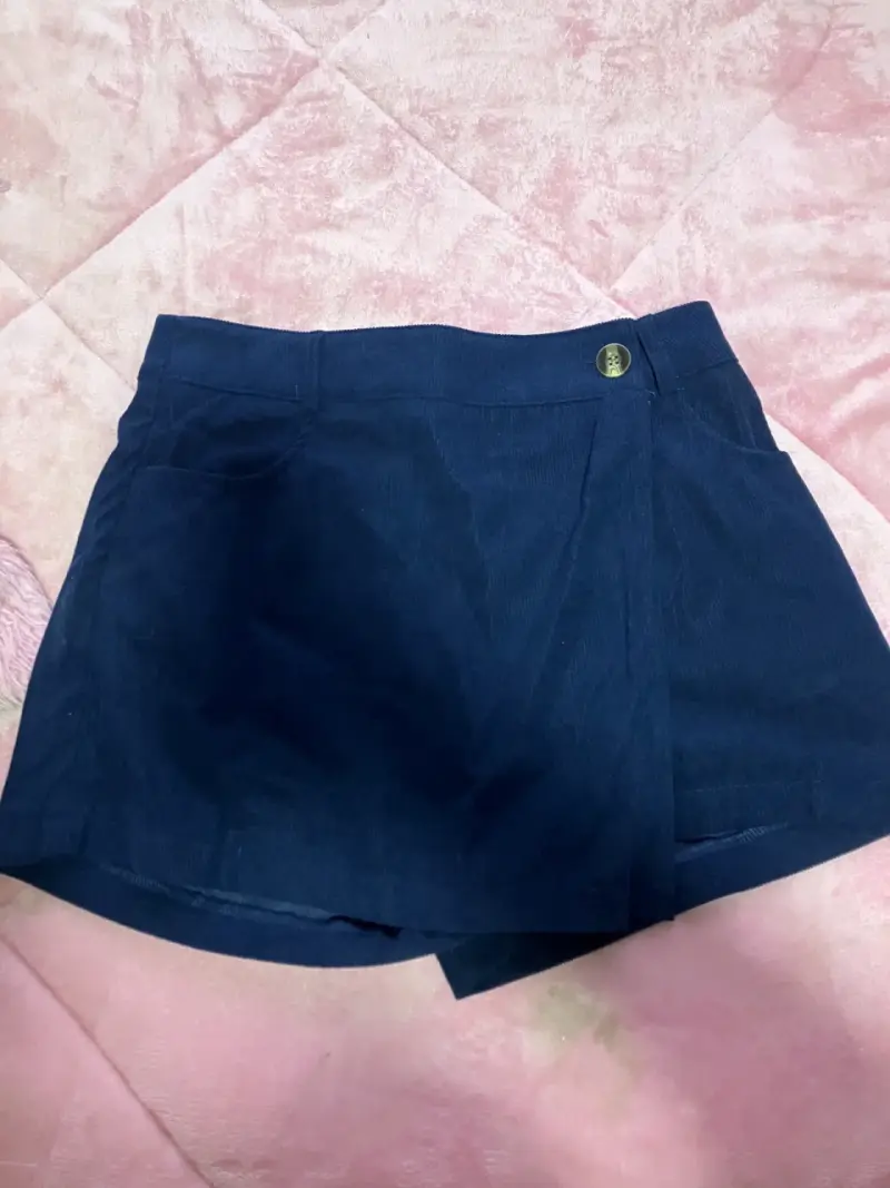 Falda pantalón azul - 1