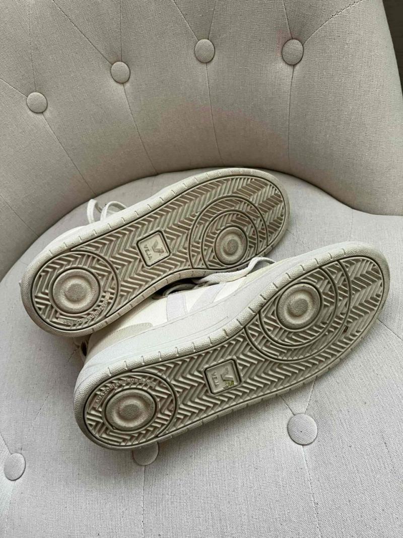 Zapatillas blancas de cuero altas - 4