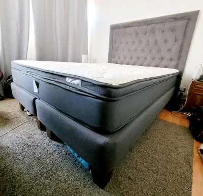 Cama 2 plazas  + Respaldo - miniatura 1