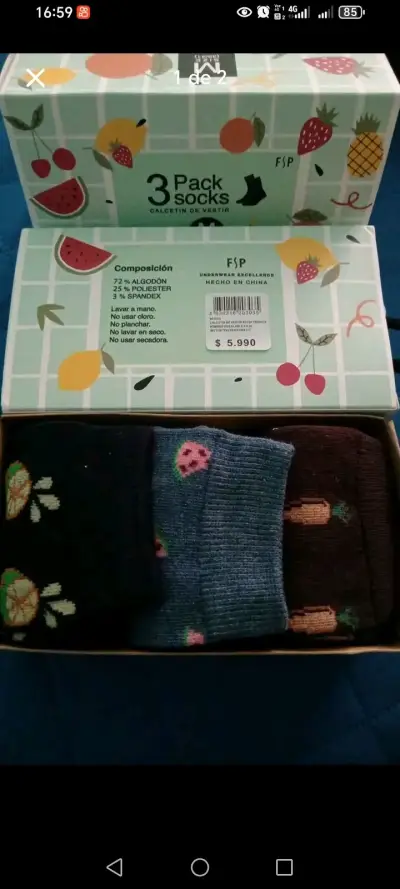 Pack 3 calcetines divertidos - miniatura 1