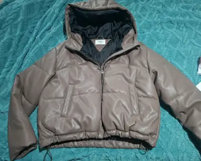 Chaqueta acolchada marrón - miniatura 1
