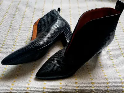 Botines negros texturizados - miniatura 4