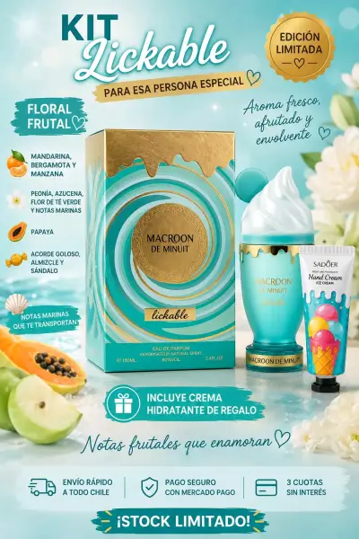 Perfume Macroon De Minuit 100ml + Crema - miniatura 2
