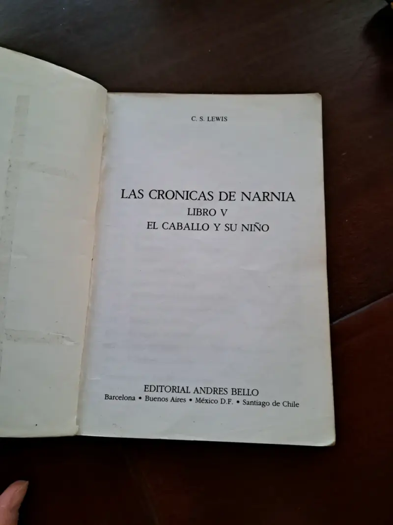 Libro Las Crónicas de Narnia V - 3