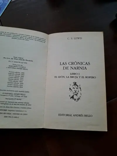 Libro El León, la Bruja y el Ropero - miniatura 2