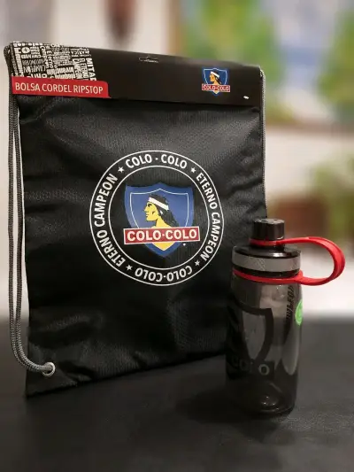 Morral Impermeable + botella Colo-Colo - miniatura 1
