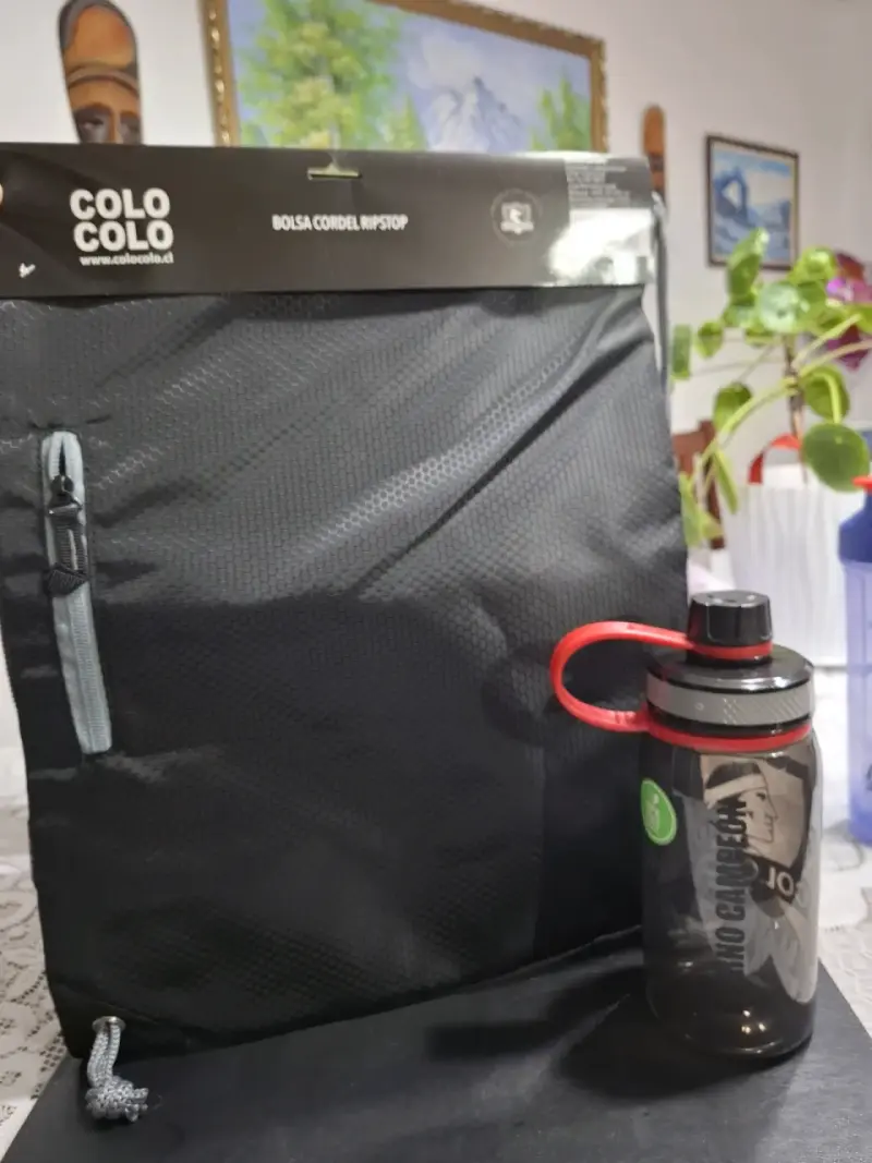 Morral Impermeable + botella Colo-Colo - 2