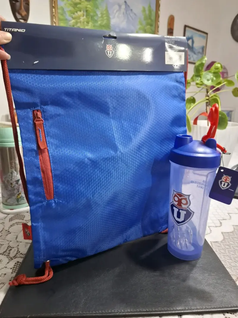 Kit Morral impermeable + Botella Club Universidad - 2