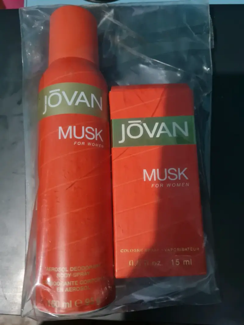Set de desodorante y colonia Jovan Musk Women