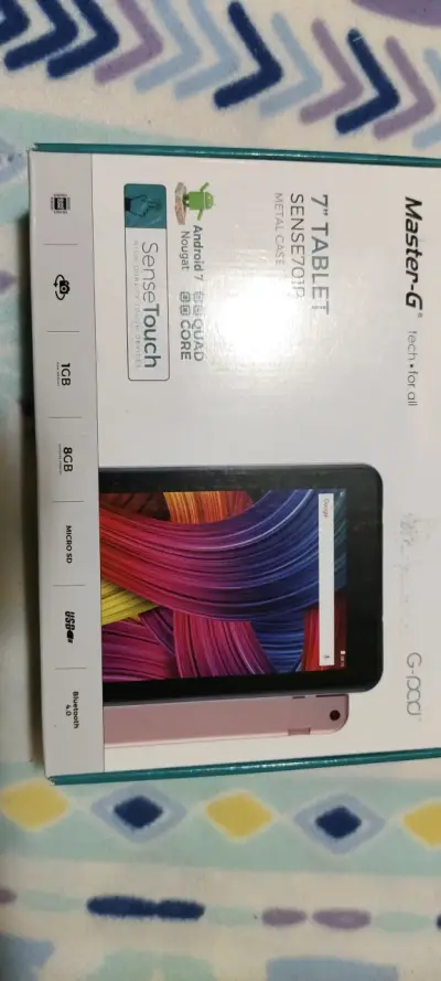 Tablet Master-G rosado con cargador - miniatura 3
