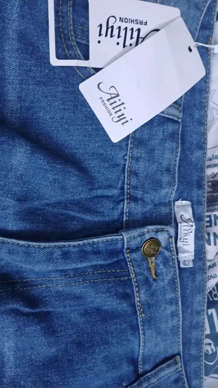 Jeans desgastados azul - 2