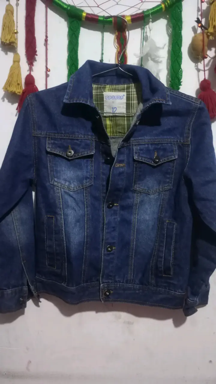 Chaqueta de mezclilla bordada para niña - 4