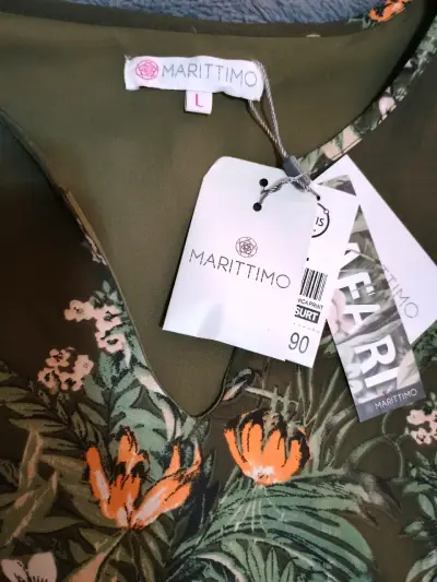 Túnica  verde floral Marittimo - miniatura 3