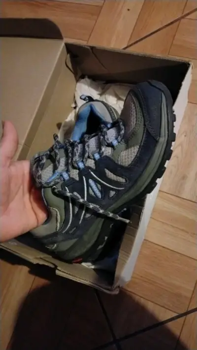Zapatillas de senderismo verdes - miniatura 1