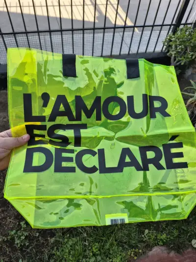 Bolso transparente "L'Amour Est Declaré" - miniatura 1
