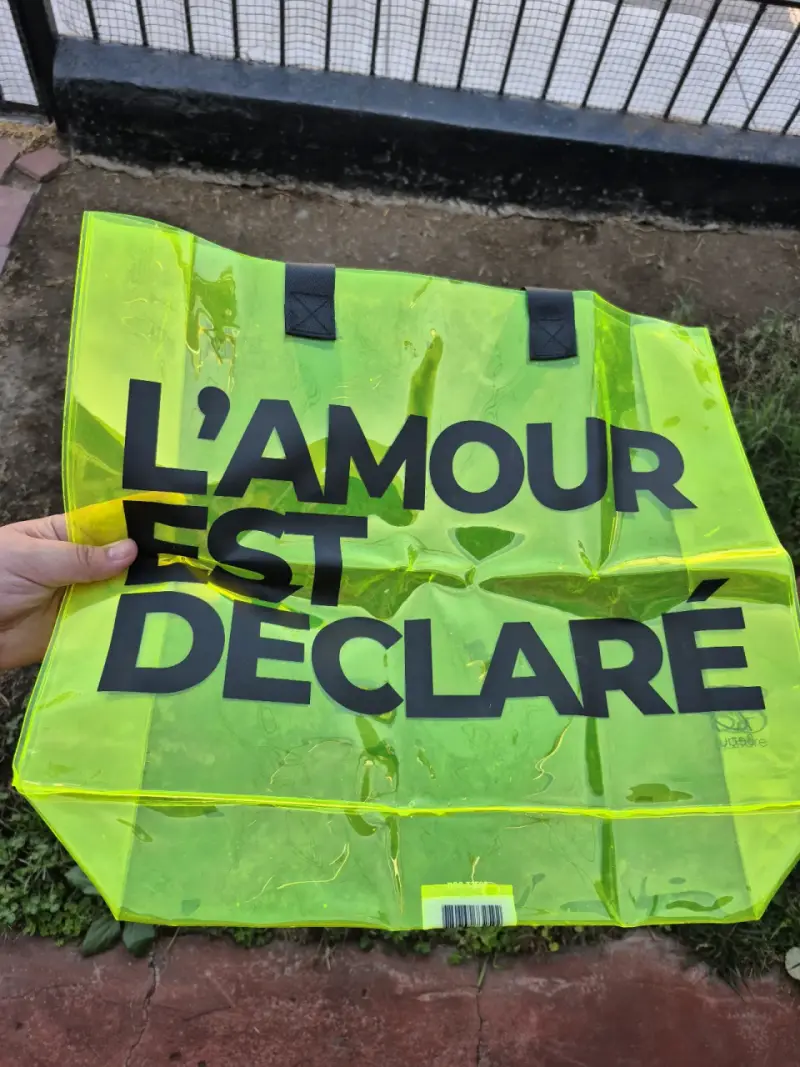 Bolso transparente "L'Amour Est Declaré" - 2