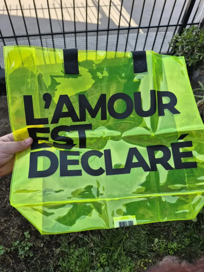 Bolso transparente "L'Amour Est Declaré" - 3