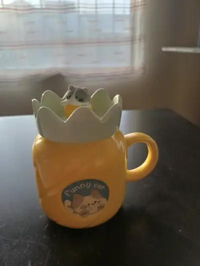 Tazón amarillo de cerámica - miniatura 4