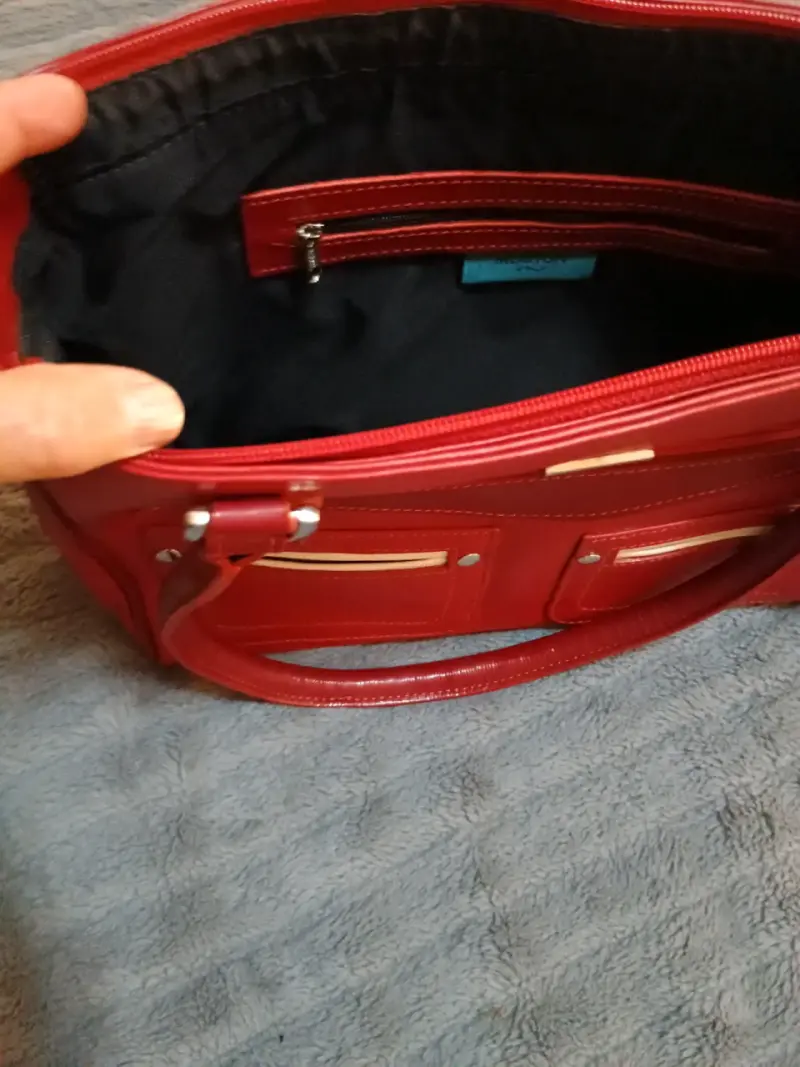 Cartera roja Mouton elegante - 2