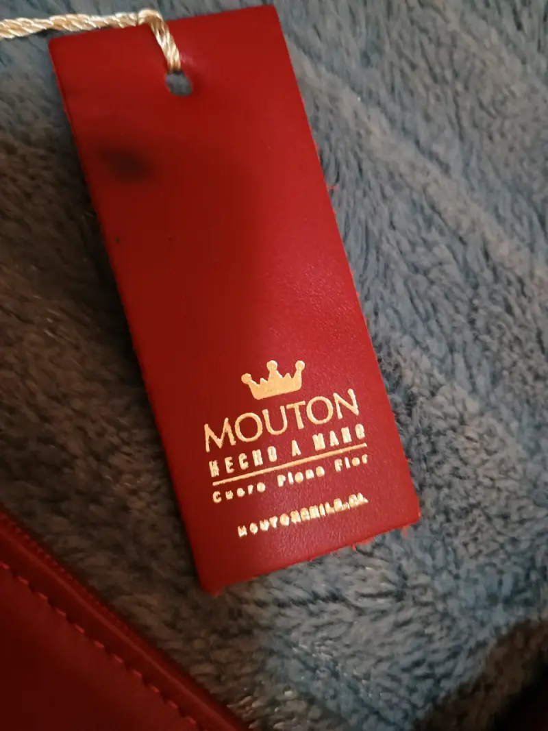 Cartera roja Mouton elegante - 3