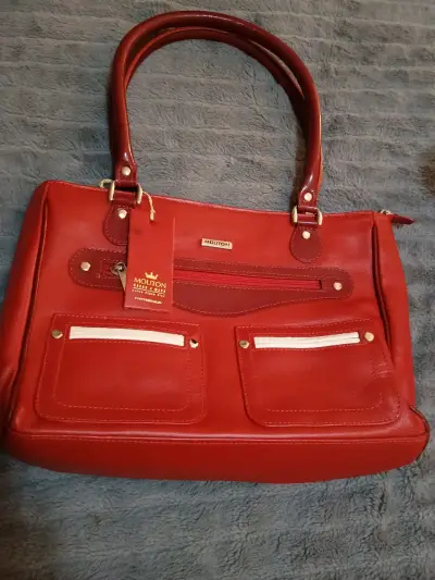Cartera roja Mouton elegante - miniatura 4