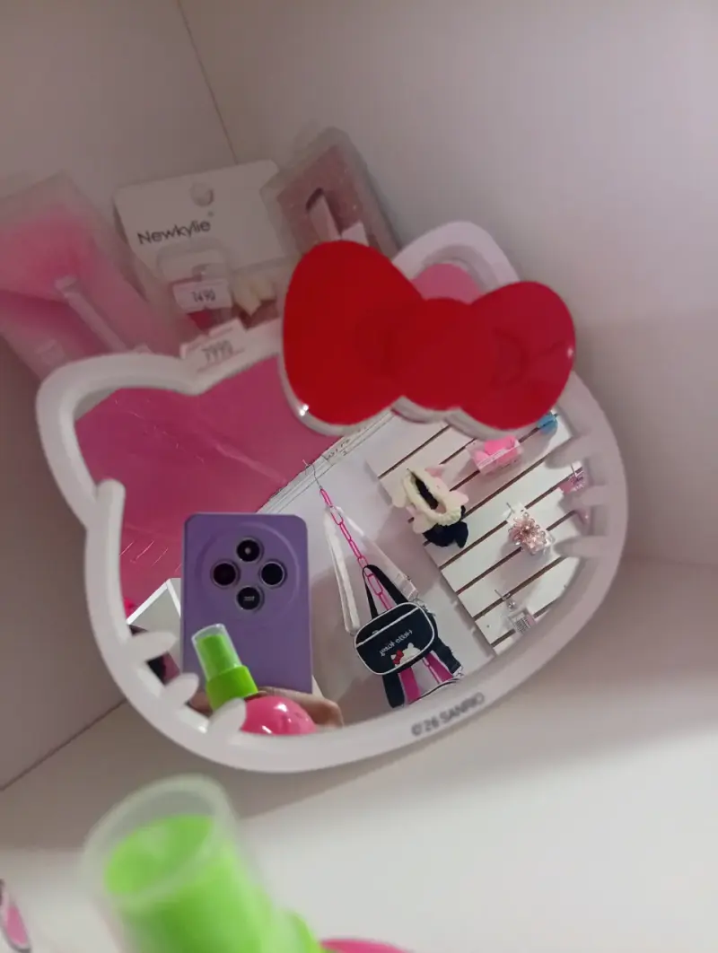 Neceser Hello Kitty rosa lila - 2