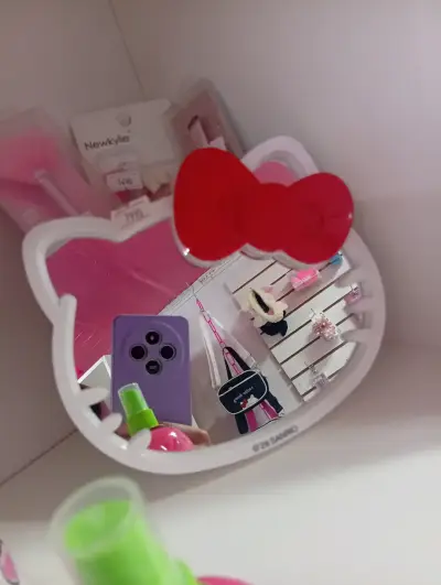 Neceser Hello Kitty rosa lila - miniatura 2