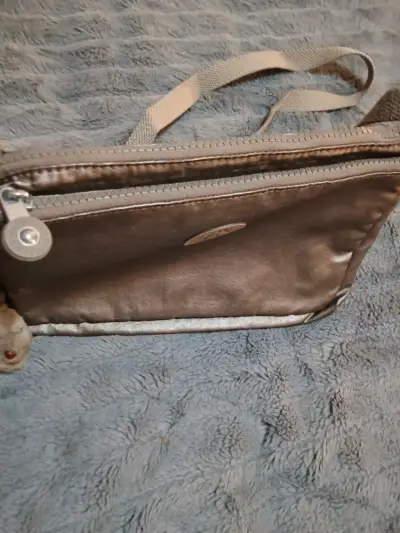 Cartera cruzada gris metálico - miniatura 5